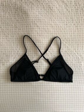 Topshop mesh triangle bikini top